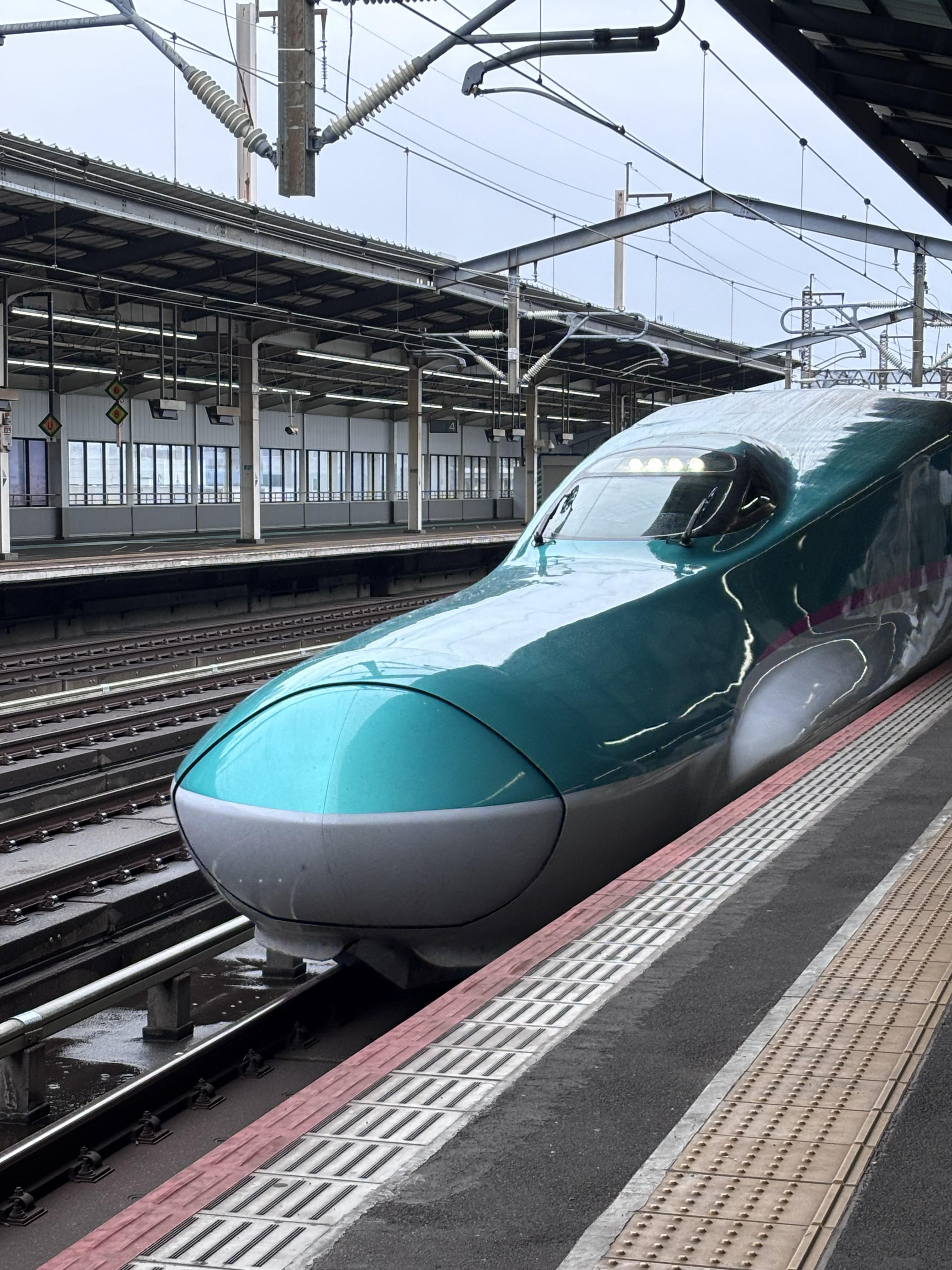 Travelling by shinkansen between producer regions